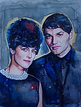 Obrazy - Portrét na želanie - 2 osoby - 18070656_