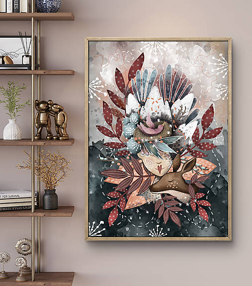 Grafika - Print Nespím - 18069863_