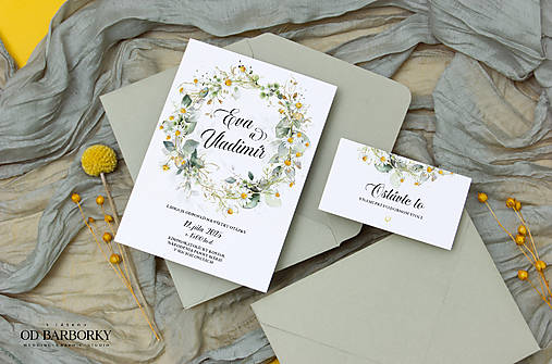 Svadobné oznámenie D#62