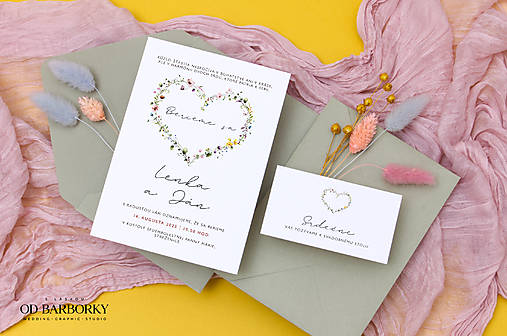 Svadobné oznámenie D#64