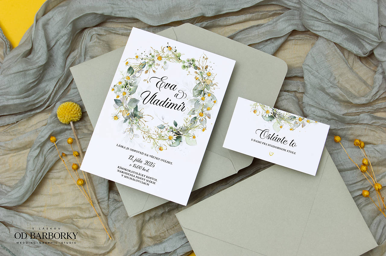 Svadobné oznámenie D#62