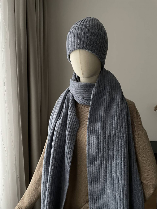 Čiapky, čelenky, klobúky - Denimový set - 18069954_