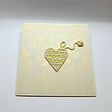Papiernictvo - Blahoželanie / pohľadnica ... upletiem lásku - 18071703_