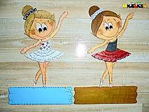 Tabuľky - Menovka - baletka - 18072339_