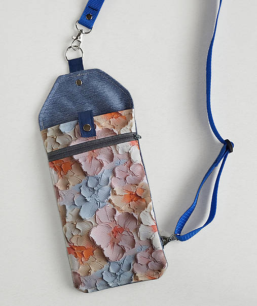 Kabelky - Tenká ľadvinka pod bundu (taška na mobil) - 18072030_