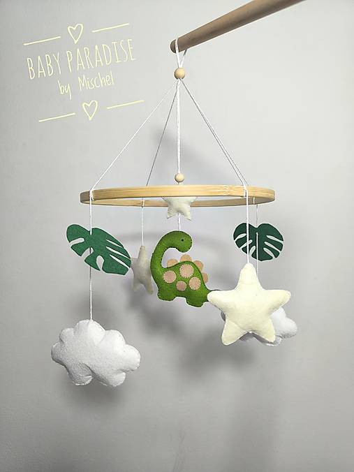Hračky - Kolotoč nad postieľku  Dino sen /baby mobile - 18070941_