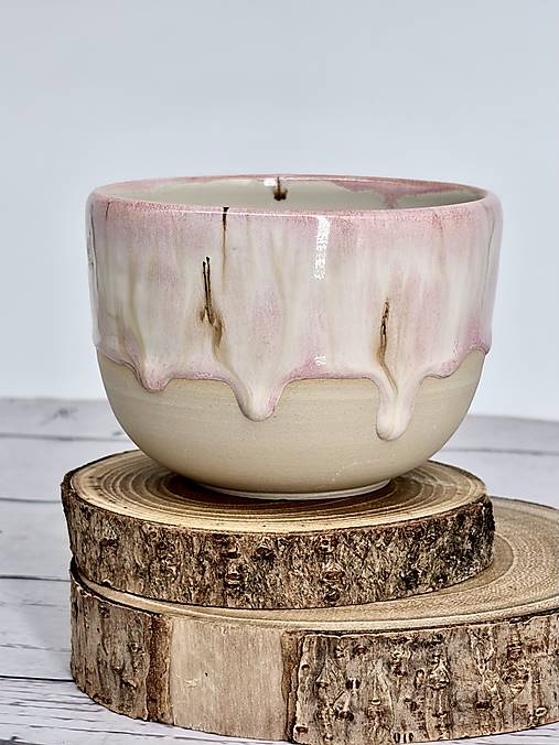 Rose Dream - pohárik latte  (280ml, bez uška)