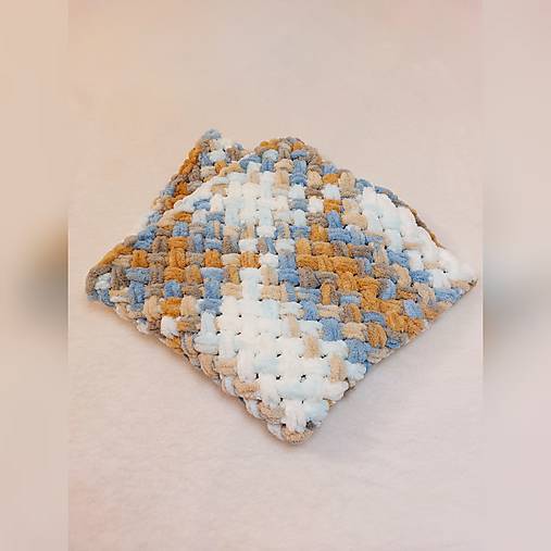 Detský textil - Detská deka modrá - 18071766_