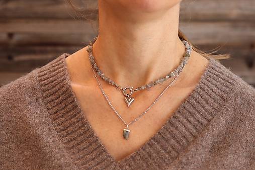 Náhrdelník labradorit