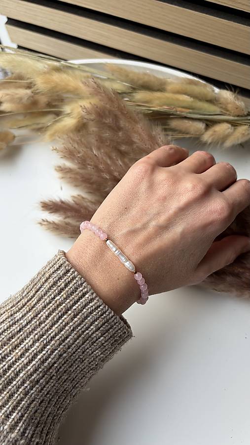 2-dielna súprava ruženín, perla