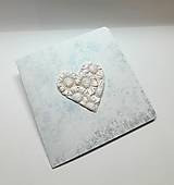 Papiernictvo - Blahoželanie / pohľadnica ... zimné kvety - 18073857_