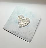 Papiernictvo - Blahoželanie / pohľadnica ... zimné kvety - 18073858_