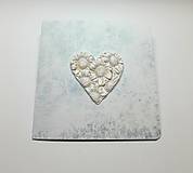 Papiernictvo - Blahoželanie / pohľadnica ... zimné kvety - 18073859_