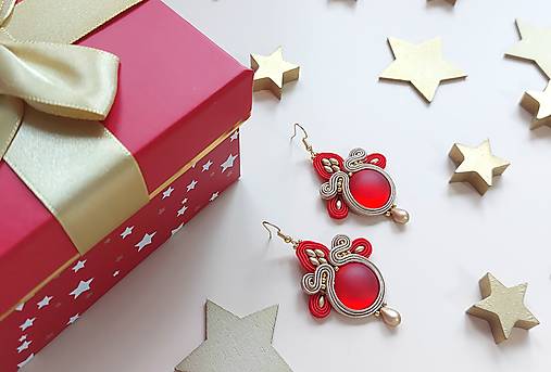 Náušnice - ❤️Ručne šité šujtášové náušnice - Soutache earrings - 18073129_