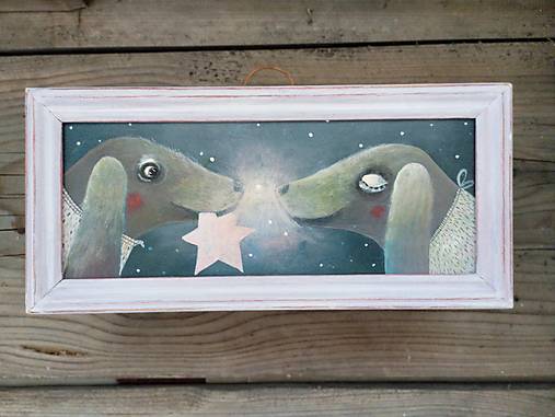 Obrazy - Podeľme sa o hviezdičku. - 18072705_