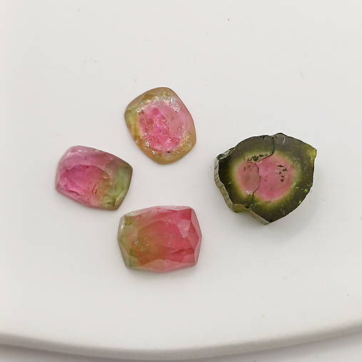 Náramky - Brink! Svetielko Watermelon / strieborný náramok - 18072941_