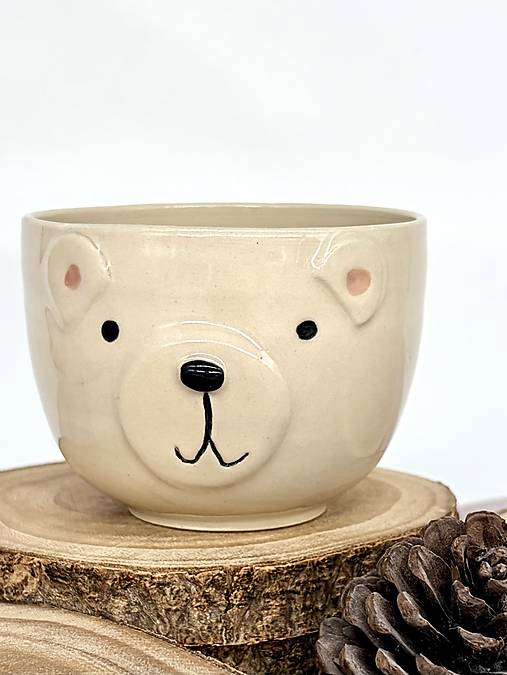 Medvedík - pohárik cappuccino (200ml, bez uška)