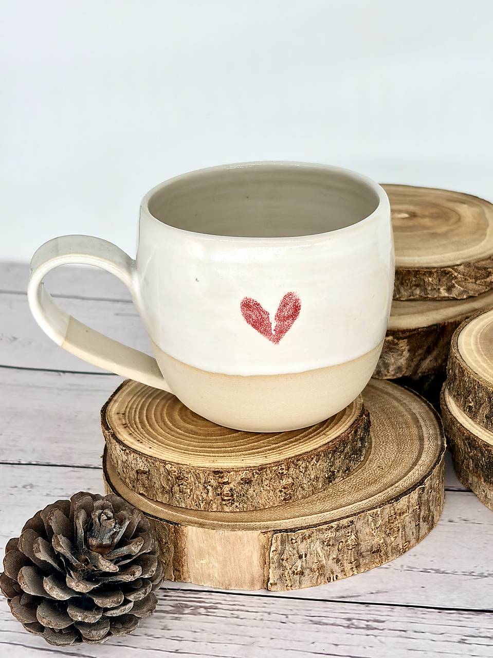 Red Heart - šálka na čaj (380ml, s uškom)