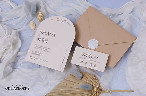 Svadobné oznámenie D#58