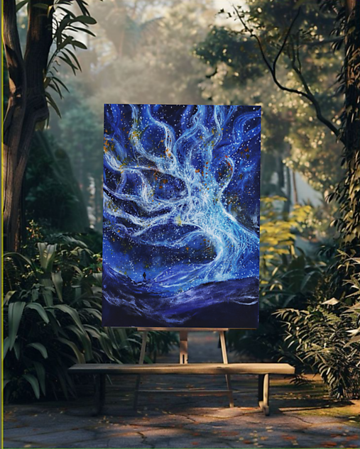 Obrazy - Blue Silence -Continuum - 18073632_