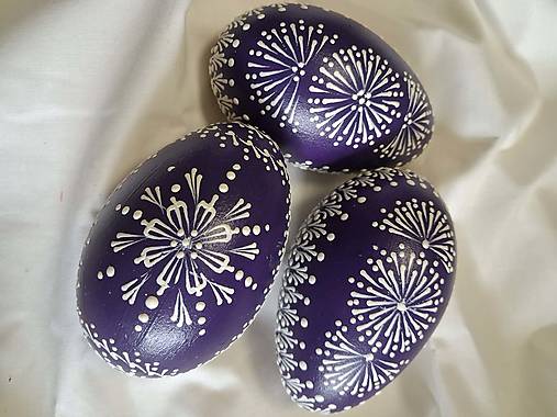 Dekorácie - Husacie farebné kraslice-pastelky - 18073201_