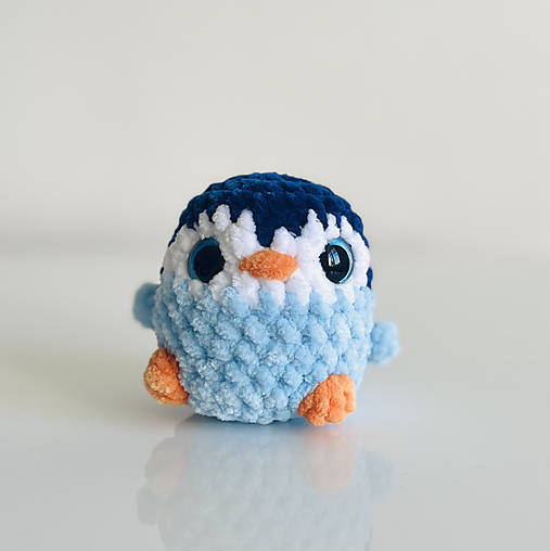 Hračky - Háčkovaný tučniak – roztomilý amigurumi, darček - 18075571_