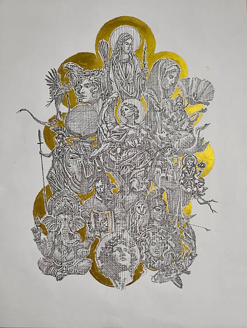 Kresby - Modlitba - 18075850_