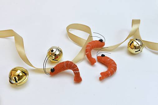 Dekorácie - Vianočné krevety, skladom - 18075537_