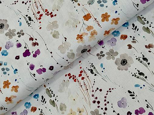 100% BAVLNA DEKOR /KVETINY