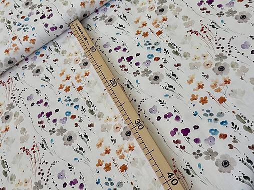 100% BAVLNA DEKOR /KVETINY