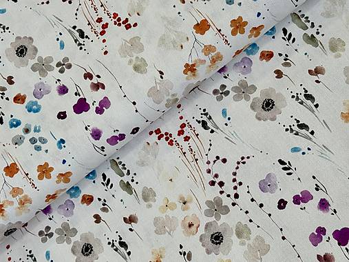 100% BAVLNA DEKOR /KVETINY