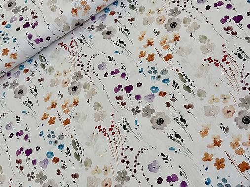 100% BAVLNA DEKOR /KVETINY