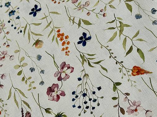 100% BAVLNA DEKOR/KVETINY