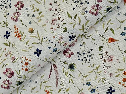 100% BAVLNA DEKOR/KVETINY