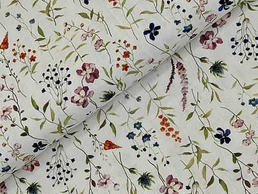 100% BAVLNA DEKOR/KVETINY