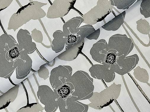 100% BAVLNA DEKOR/ KVETINY