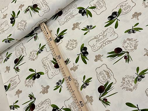 100% BAVLNA DEKOR/ OLIVE OIL