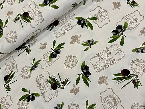 100% BAVLNA DEKOR/ OLIVE OIL