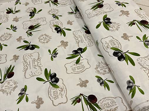 100% BAVLNA DEKOR/ OLIVE OIL