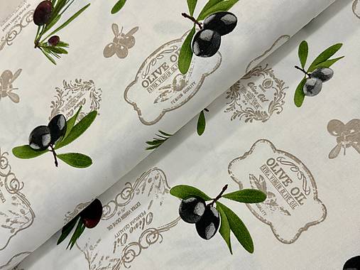 100% BAVLNA DEKOR/ OLIVE OIL