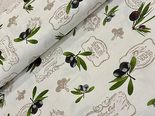 100% BAVLNA DEKOR/ OLIVE OIL