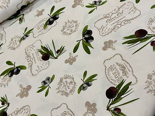 100% BAVLNA DEKOR/ OLIVE OIL