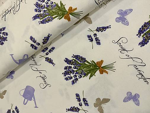 100% BAVLNA DEKOR / LEVANDUĽA