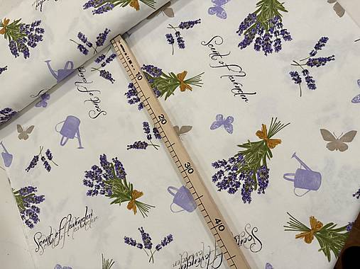 100% BAVLNA DEKOR / LEVANDUĽA