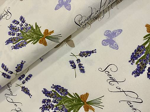 100% BAVLNA DEKOR / LEVANDUĽA