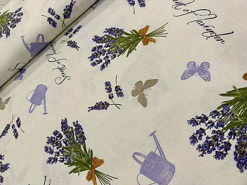 100% BAVLNA DEKOR / LEVANDUĽA