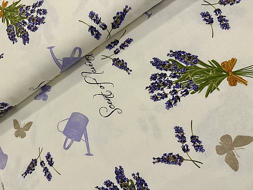 100% BAVLNA DEKOR / LEVANDUĽA