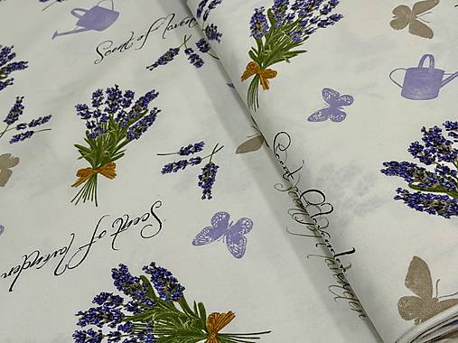 100% BAVLNA DEKOR / LEVANDUĽA