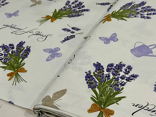 100% BAVLNA DEKOR / LEVANDUĽA