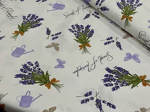 100% BAVLNA DEKOR / LEVANDUĽA